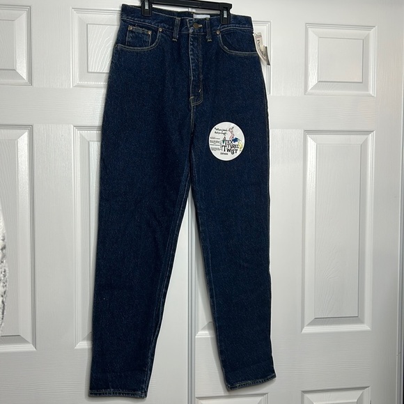 Parallel Lines Dark Wash Stone Wash High Waist 11 Vintage USA - Picture 1 of 8